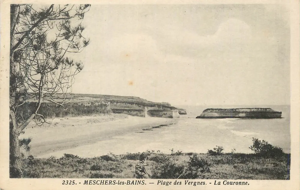 Meschers-les-Bains — Plage des Vergnes — La Couronne - Vorderseite
