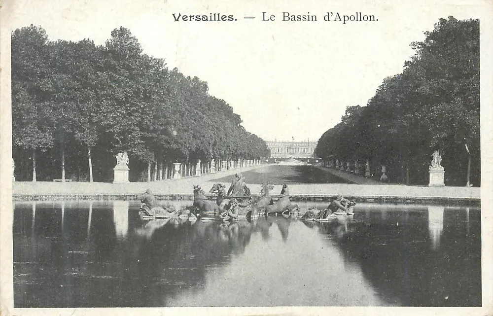 Versailles — O Bassin d'Apollon — Editora: Chocolat Droulers - Frente