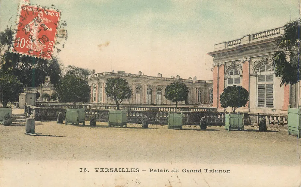 Versailles — Palazzo del Grand Trianon — Héliotypie Bourdier et Faucheux, n°76 - Recto