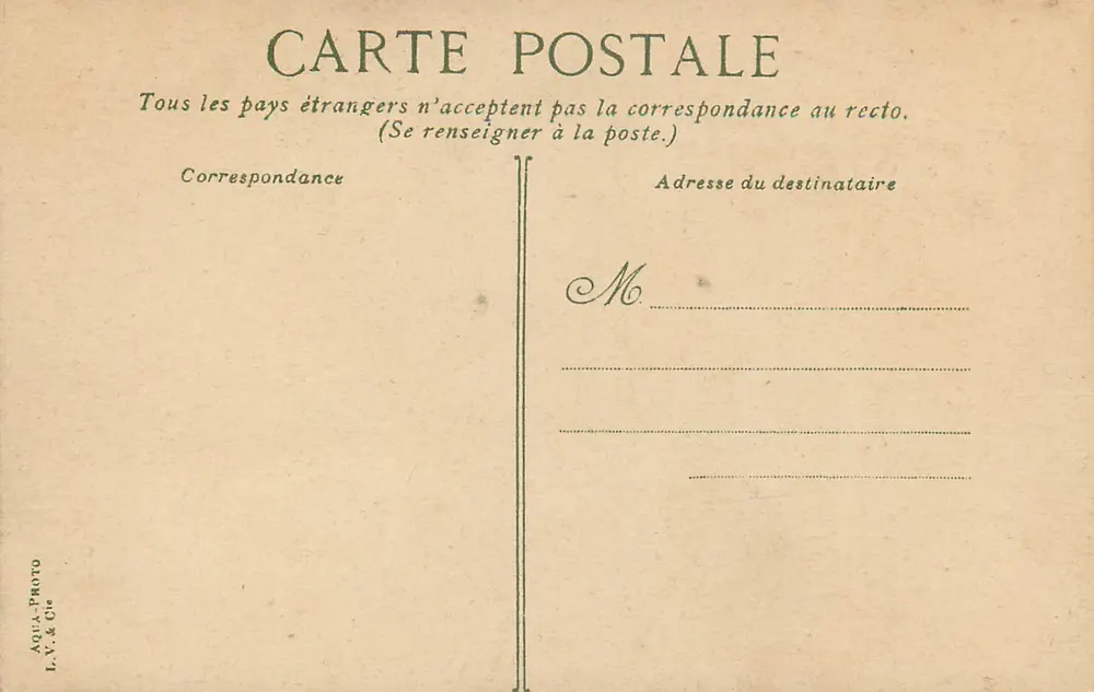 Église de Brou, le grand portail — vue de l'entrée gothique ornée — L.Y. & Cie, 1395 - Verso