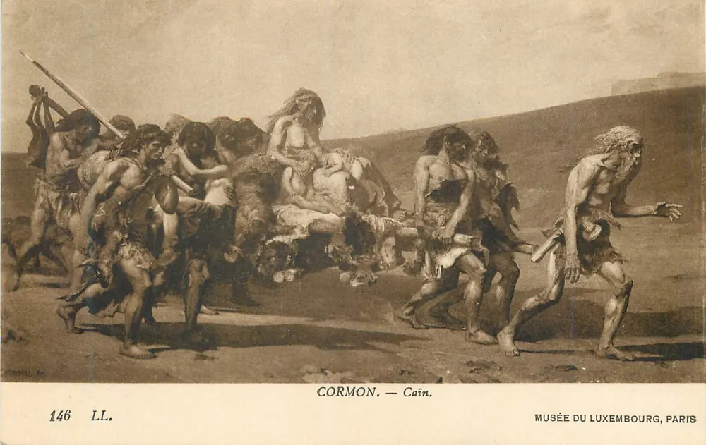 Cormon — Cain — Museum of Luxembourg, Paris - Front