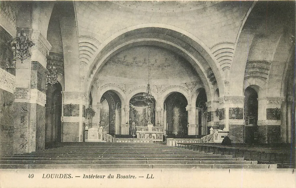 Lourdes — Interior do Rosário — LL - Frente