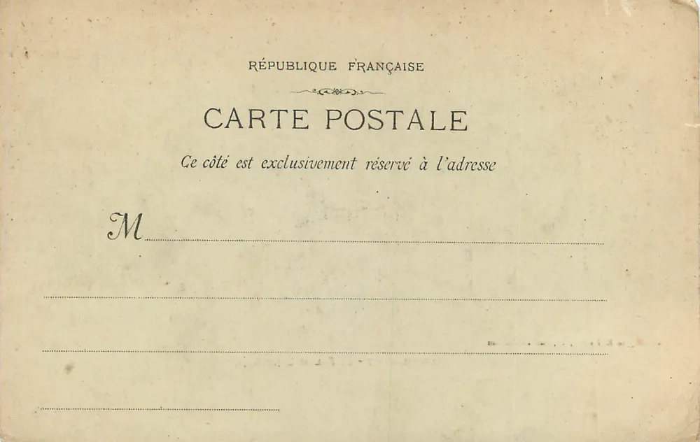 Marselha - 7 - O Palácio Longchamp — Fototipia E. Lacour, 19, rue Thubaneau - Verso