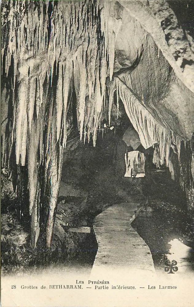 Grottes de BETHARRAM — Unterer Teil — Les Larmes — Les Pyrénées - Vorderseite