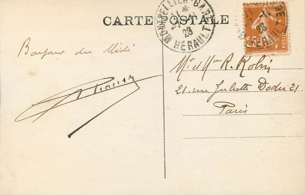 Nîmes — O Teatro A.R. — Editor desconhecido, n°6 - Verso