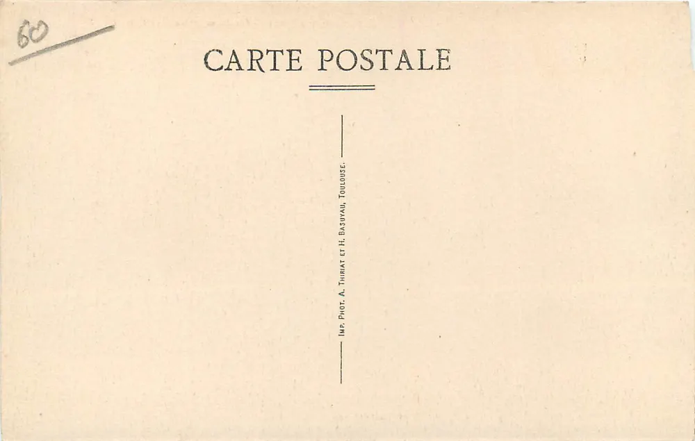 Roc-Amadour — Il Rempart e il Castello — Imp. Fot. A. Thiriat e H. Basuyau, Toulouse - Verso