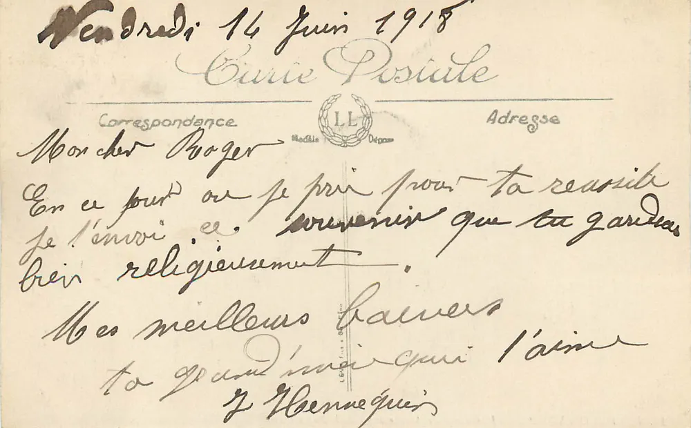 Paris (XVIIIe) — Panorama von Montmartre und dem Sacré-Cœur — LL - Rückseite