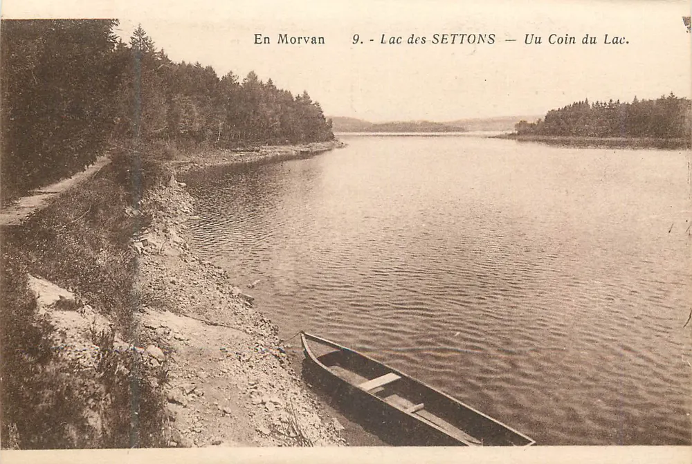Lago dos Settons — Uu Coin du Lac — Em Morvan — A. Duciel, Saulieu - Frente
