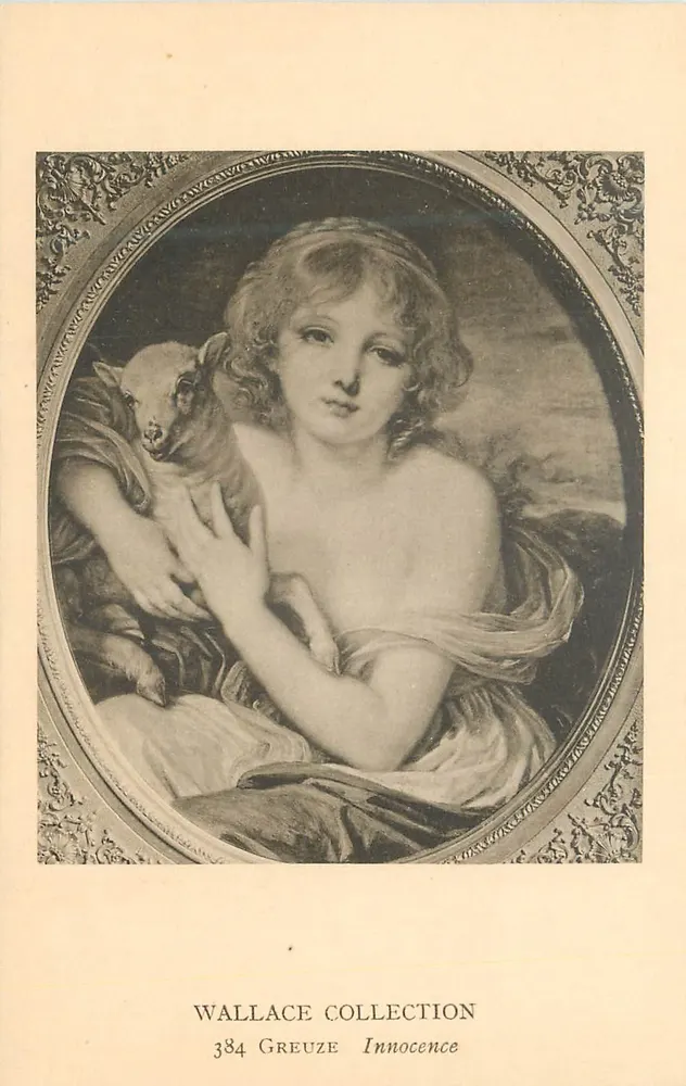 Inocência — obra de Greuze — Coleção Wallace, n° 384 - Frente