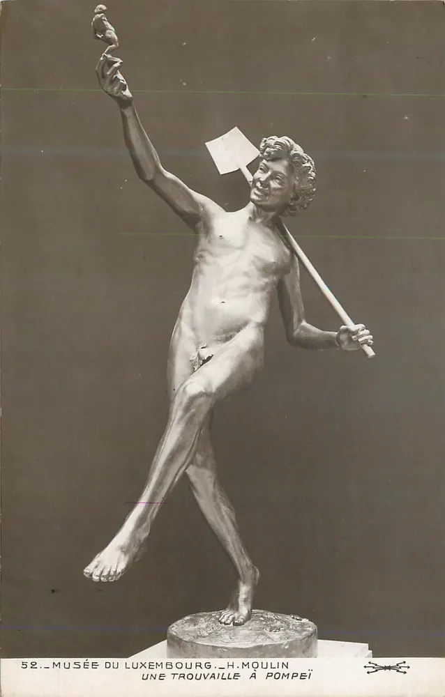 Une trouvaille à Pompeï — H. Moulin — Musée du Luxembourg - Recto