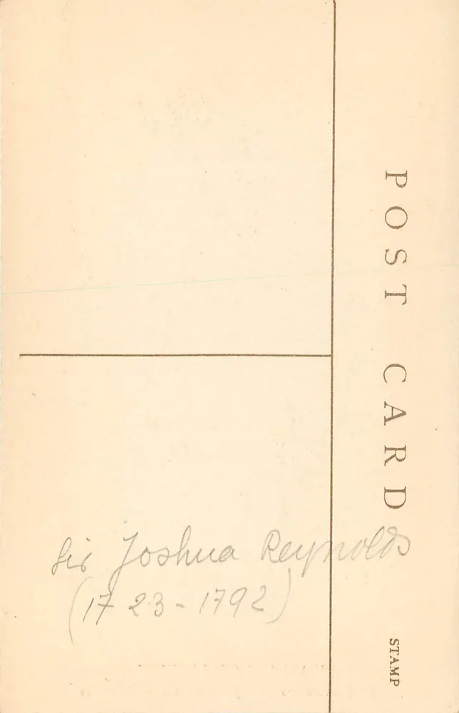 St. John in the Wilderness — 48 Reynolds — Wallace Collection - Verso