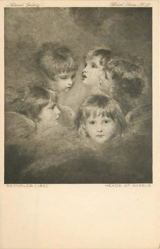 Têtes d'anges — National Gallery — Official Series N° 117 - Recto