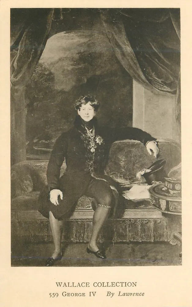 George IV — retrato — Coleção Wallace, n° 559, por Lawrence - Frente