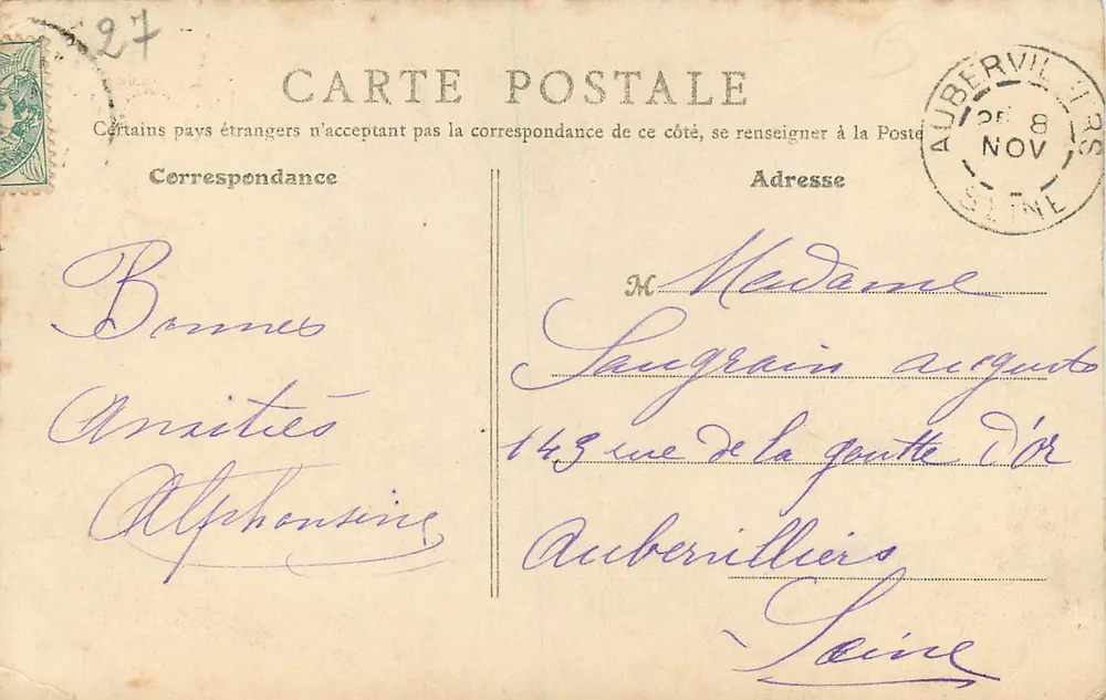Gisors (Eure) — Torre São Tomás — Bourgeix, editor, Gisors (Eure) - Verso