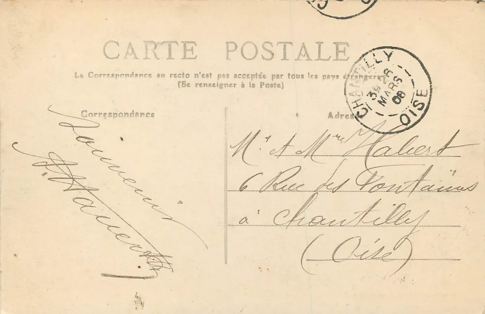 Gisors (Eure) — Corps de Garde (Anciennes Fortifications) — Edição Paul Lamaury - Verso