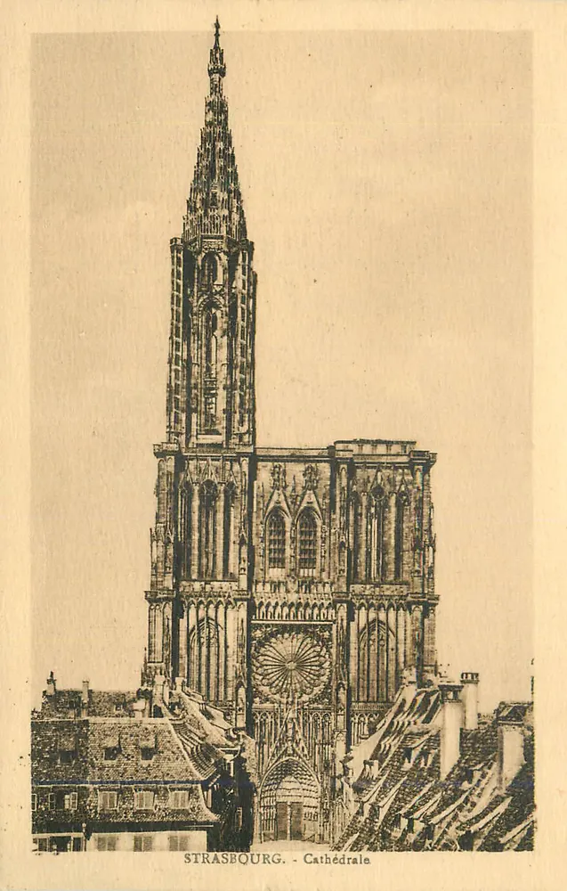 Estrasburgo - Catedral — Editor Félix Luib, número de série não visível - Frente
