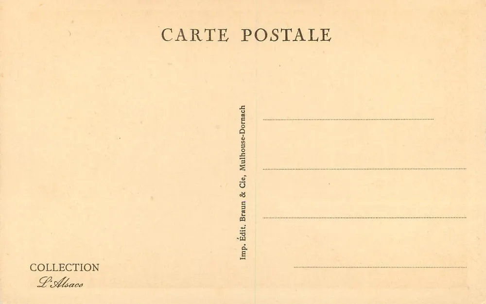 Strasburgo — Portale della cattedrale — Collezione L'Alsace, n°60 - Verso