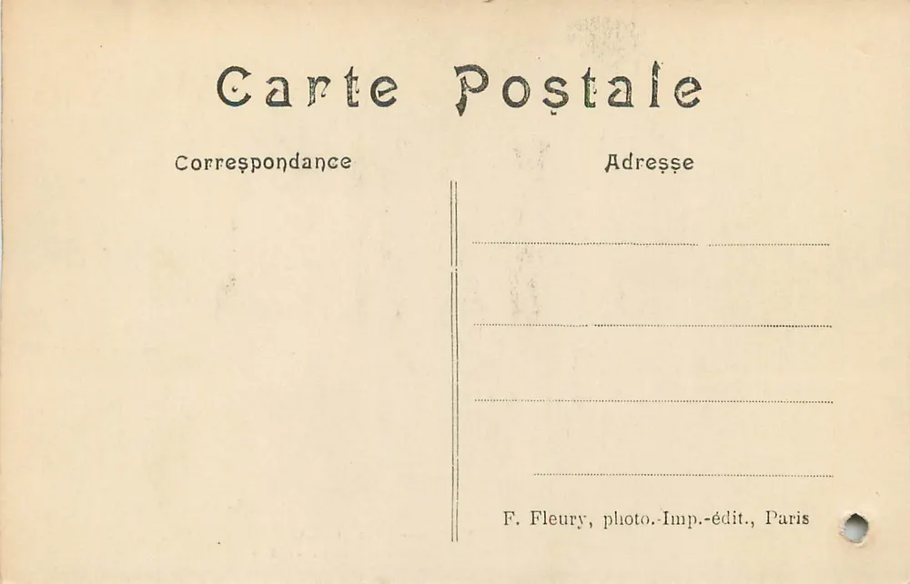 Le Couvent — La Célulée (actuellement Chapelle) de Lacordaire — F. Fleury, Paris - Verso
