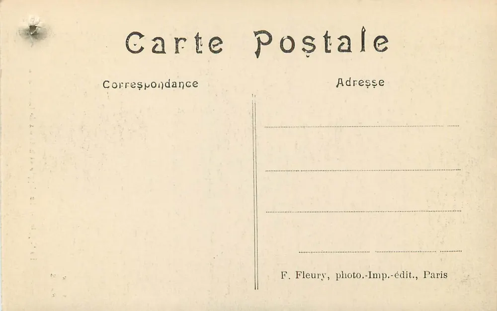 La Cripta — La Cripta y la Cruz de Lacordaire — F. F. Paris - Reverso