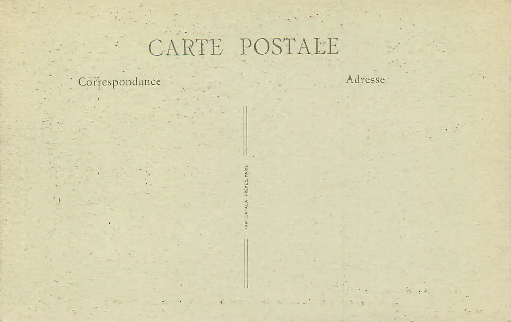 Arbois - Die Planches-Wasserfälle — B.F., Paris « Lux » - Rückseite
