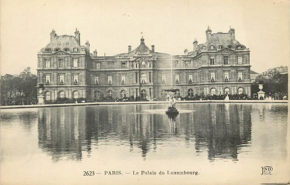 O Palácio do Luxemburgo — Paris — JND Fiôt, n° 2623 - Frente