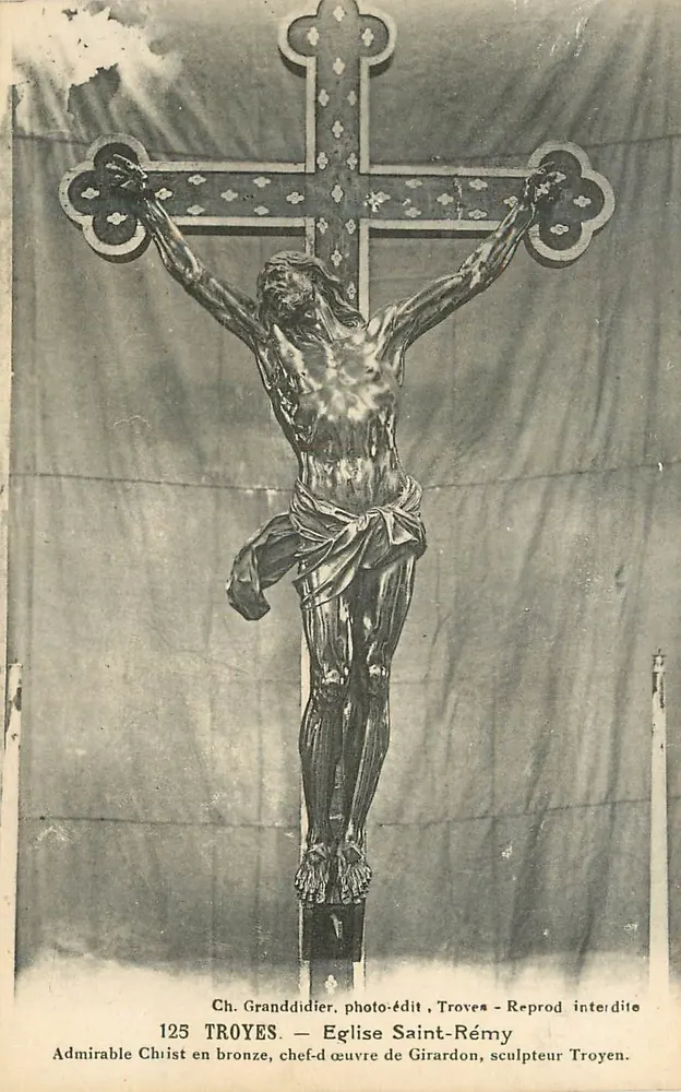 Christus in Bronze — Kirche Saint-Rémy — Ch. Granddidier, Troyes - Vorderseite
