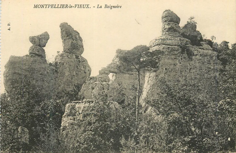 Montpellier-le-Vieux - La Baignoire — A.P. (editor) - Anverso