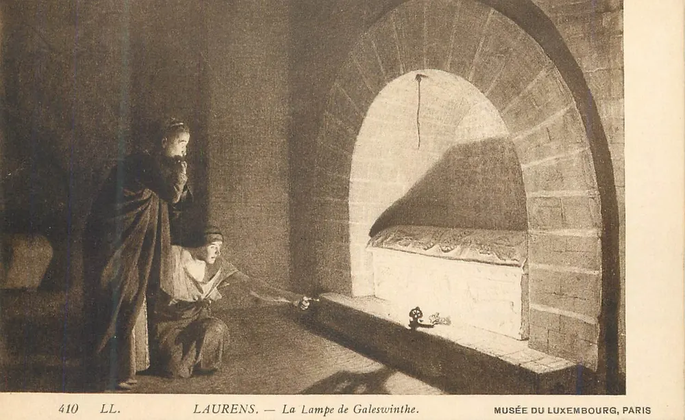 Die Lampe der Galeswinthe — Museum Luxembourg, Paris — Laurens, n°410 - Vorderseite