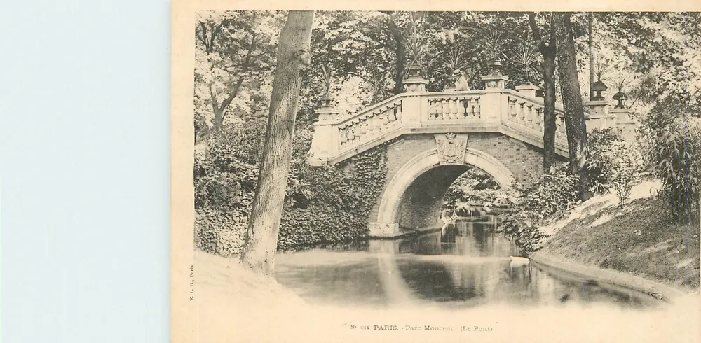 Paris - Parc Monceau (O Ponte) — E. L. D., Paris, n° 114 - Frente