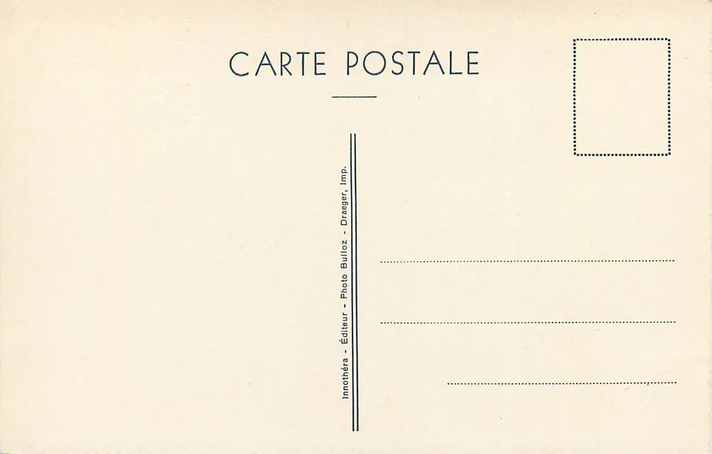 A La Mie — Toulouse Lautrec — Editor Bulloz - Verso