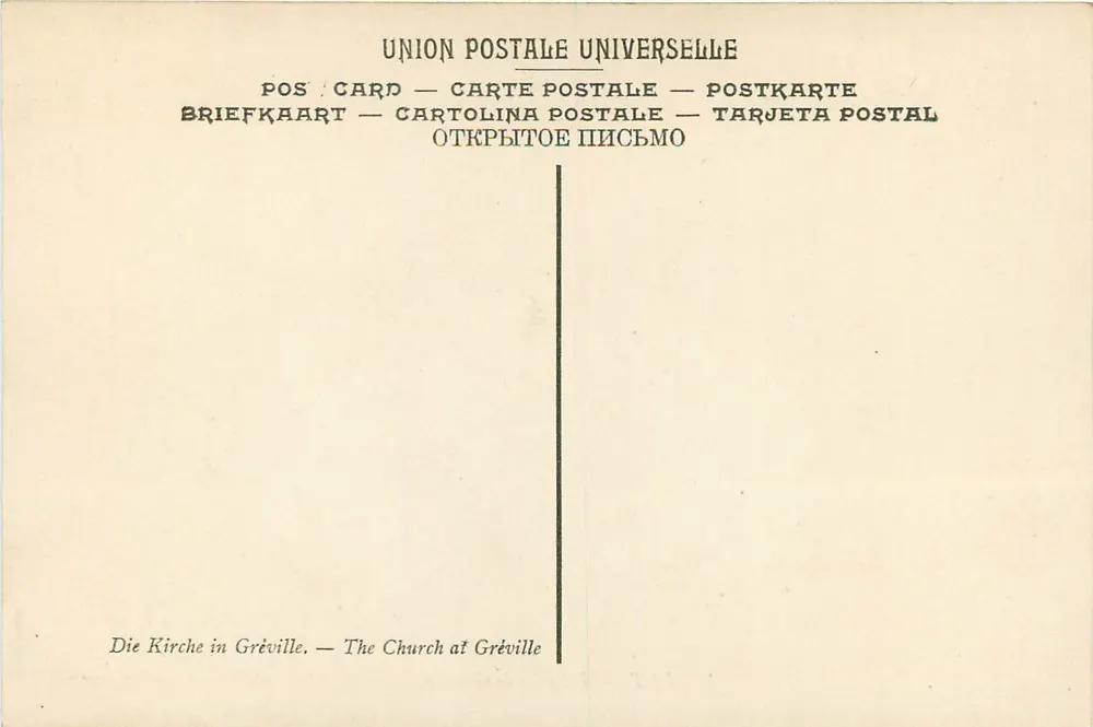 L'Église de Gréville — Musée du Louvre, Paris — Millet, n°311 LL - Verso
