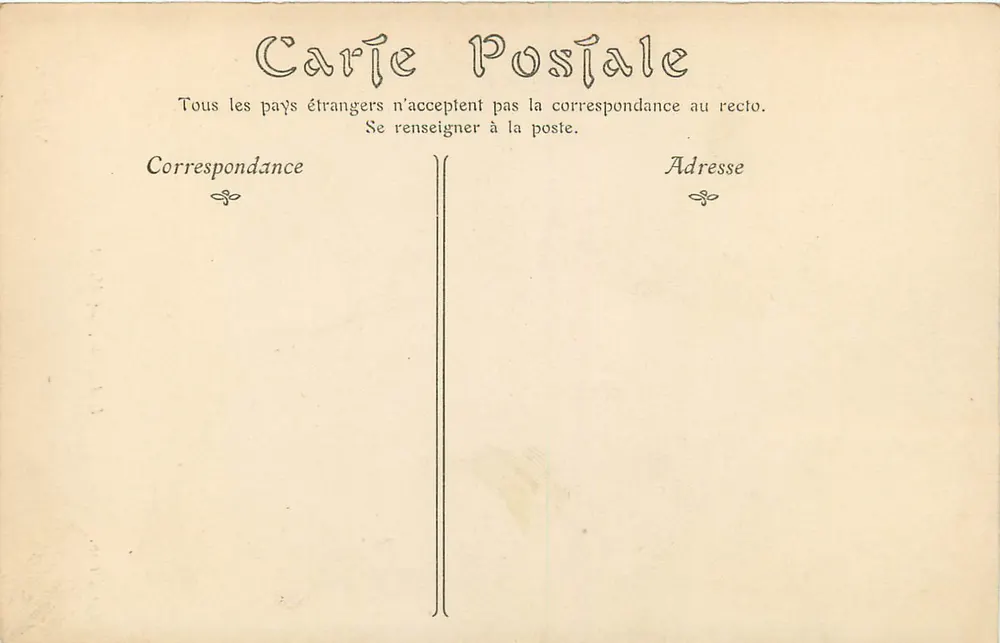 O Angelus, de Millet — reprodução fotográfica — ND Phot. n° 651 - Verso
