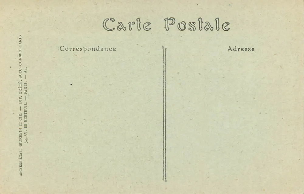 PARIS — Katedra św. Sulpicja — JND HOL. n° 105 - Rewers