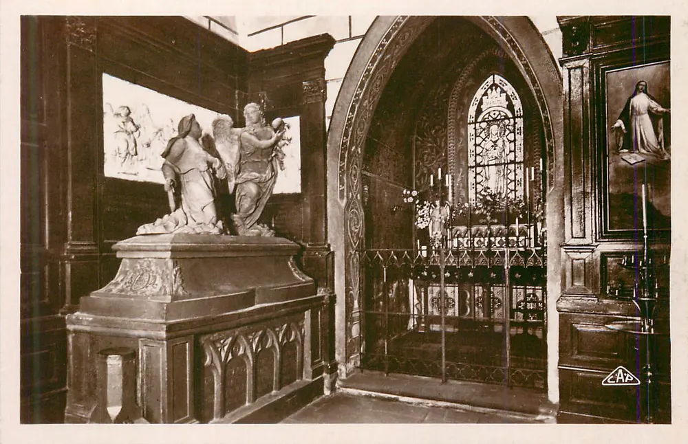 Túmulo de Santa Odila — Mont-Sainte-Odile (alt. 763 m.) — C. A. P. Strasbourg - Frente