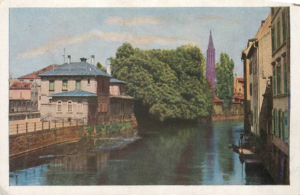 Estrasburgo — Vista dos Pontes Cobertas com a Catedral — Foto M. Fux - Frente