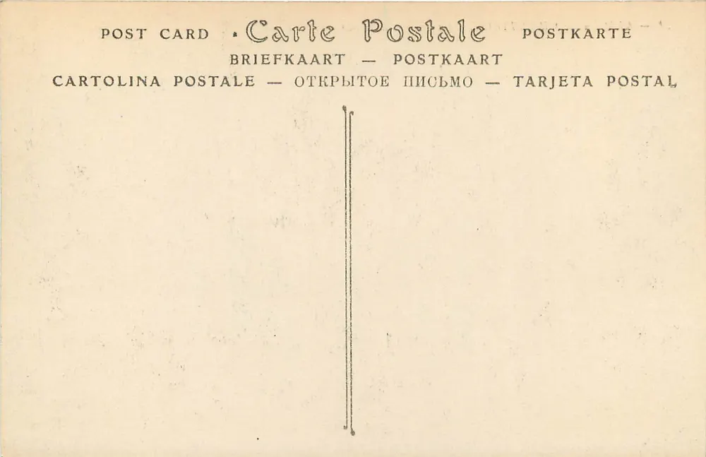 Castelo de CHANTILLY — A cour d'honneur — ND Phol. - Verso