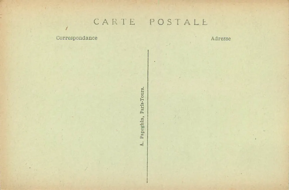 Castelo de CHANTILLY. Cour d'Honneur — A.P. — editor A.P. - Verso