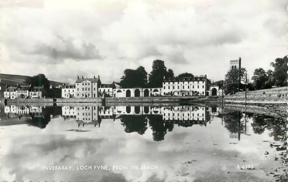 Inveraray, Loch Fyne, vanaf de strand — B 6192 - Voorkant