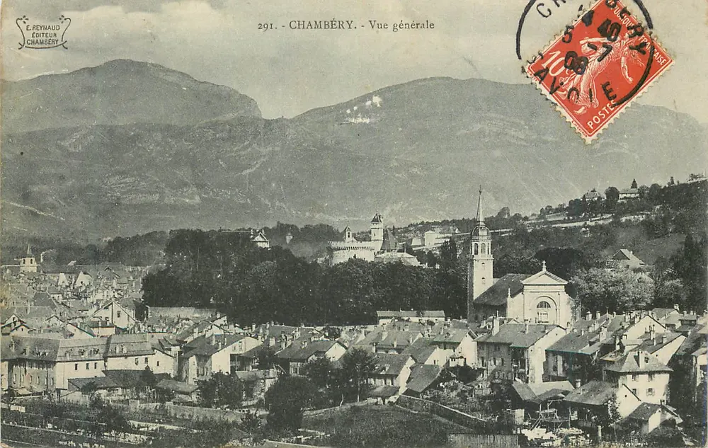 Chambéry — Vista geral — E. Reynaud, n° 291 - Frente