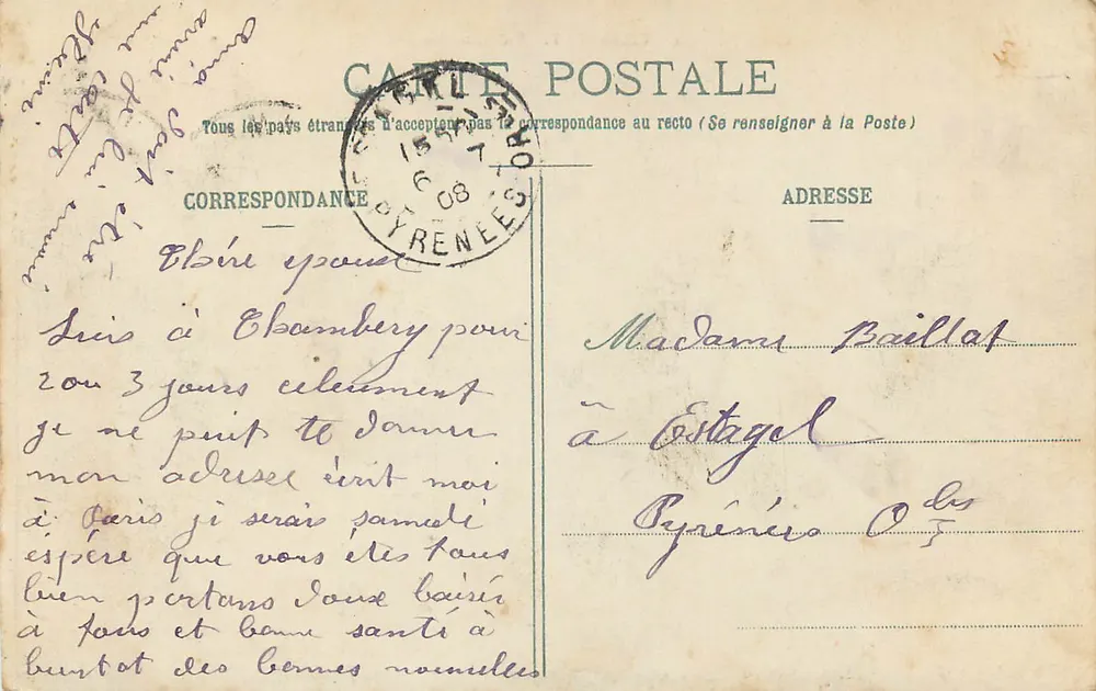 Chambéry — Vista geral — E. Reynaud, n° 291 - Verso