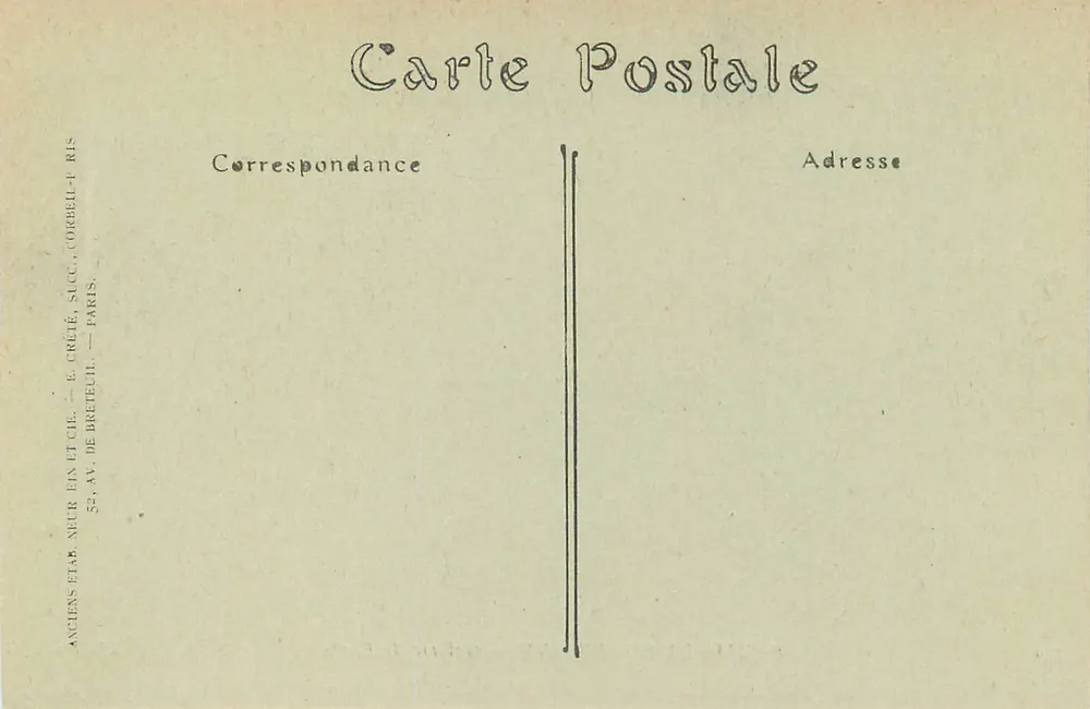Palácio de Compiègne — Galeria dos Cervos — ND Phot. - Verso