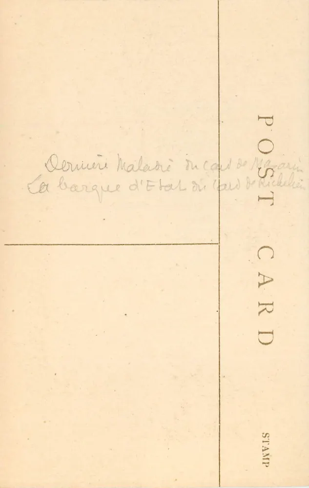 La Vierge et l'Enfant — œuvre de Delaroche — Wallace Collection, n° 286 - Verso