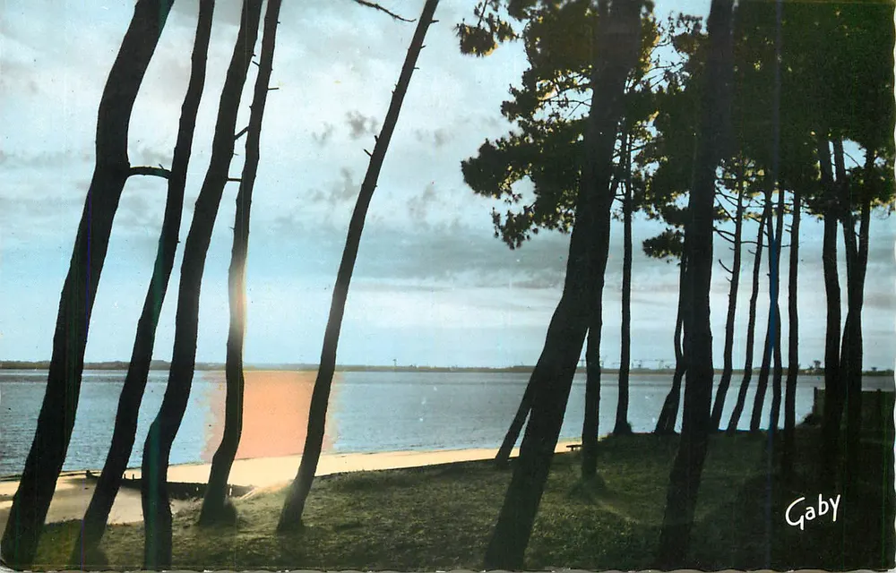Saint-Brevin (L.-Atl.) — Pôr do sol — Éditions Gaby, Nantes - Frente