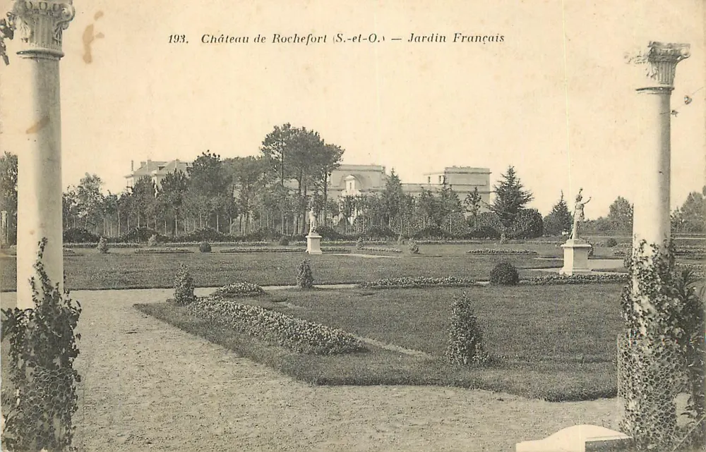 Schloss Rochefort (S.-et-O.) — Französischer Garten — Librairie Nouvelle, Rambouillet - Vorderseite
