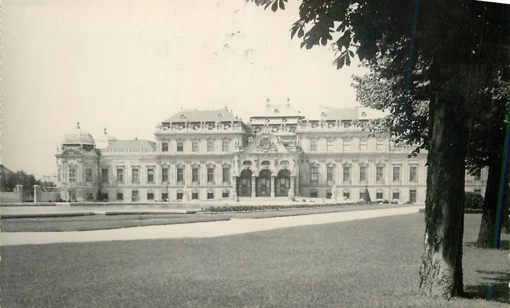 Pałac Cesarski — widok panoramiczny — wydawca nieznany, nr serii 816 - Awers