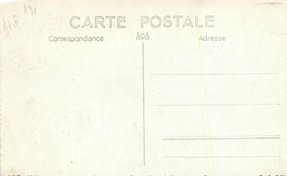 Pałac Cesarski — widok panoramiczny — wydawca nieznany, nr serii 816 - Rewers