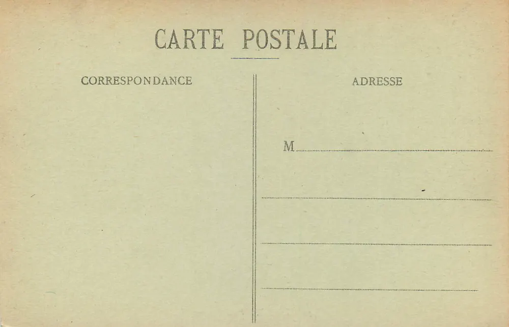 Vichy - Villa Sévigné — editor desconhecido, n° 549 - Verso