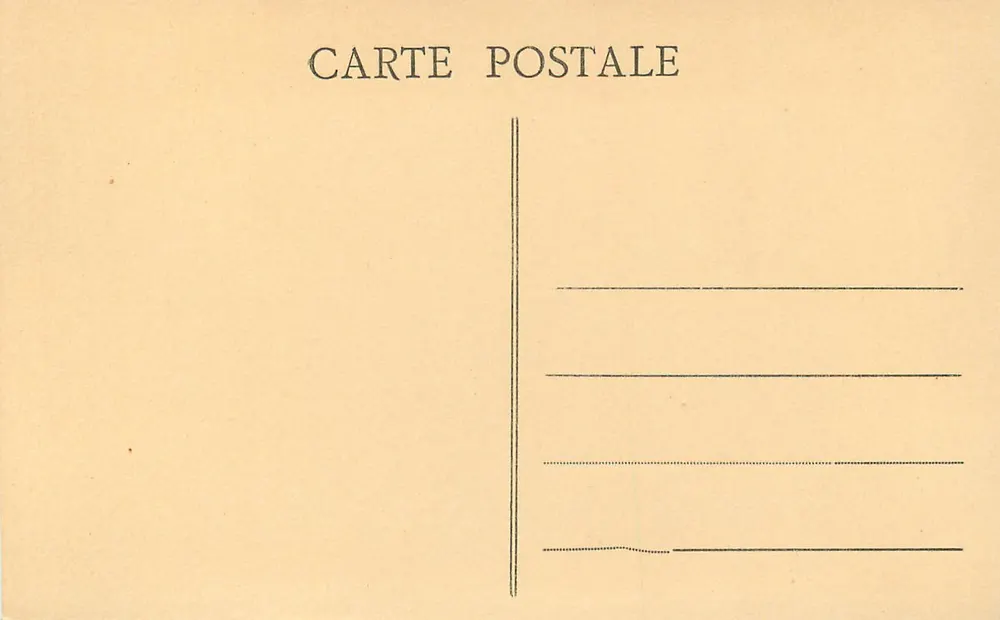 Fontainebleau — Tor des Hotels Tambour — Verleger Nr. 41 - Rückseite