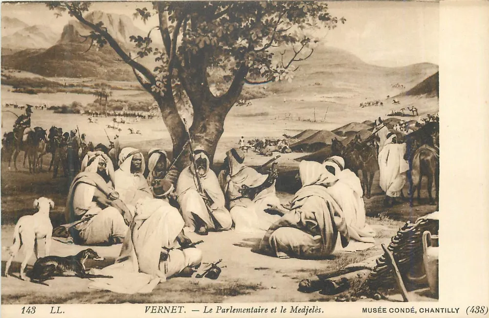 Der Parlamentarier und der Medjelès — VERNET — Musée Condé, Chantilly (438) - Vorderseite