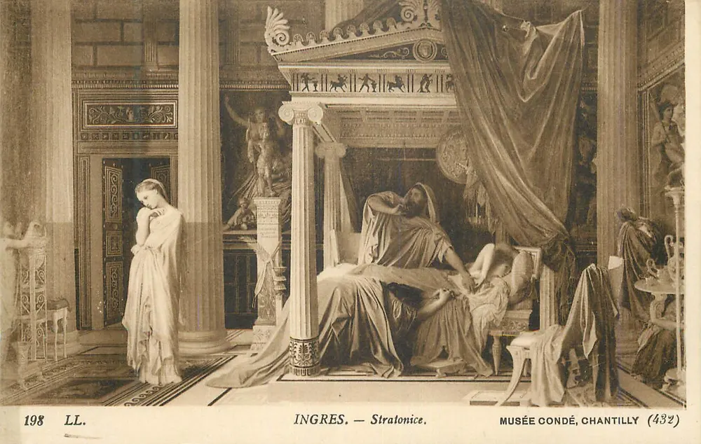 Stratonice — Ingres — Museu Condé, Chantilly - Frente